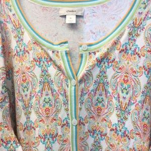 CJ Banks Plus Size Button Up Cardigan in 3X US